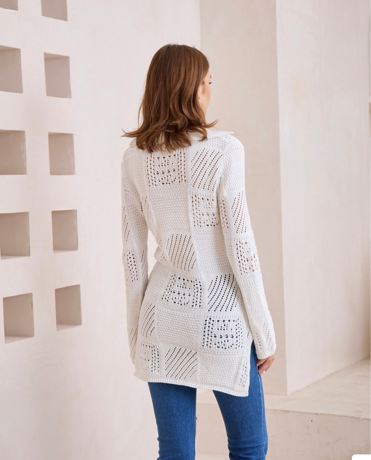 White Cardigan