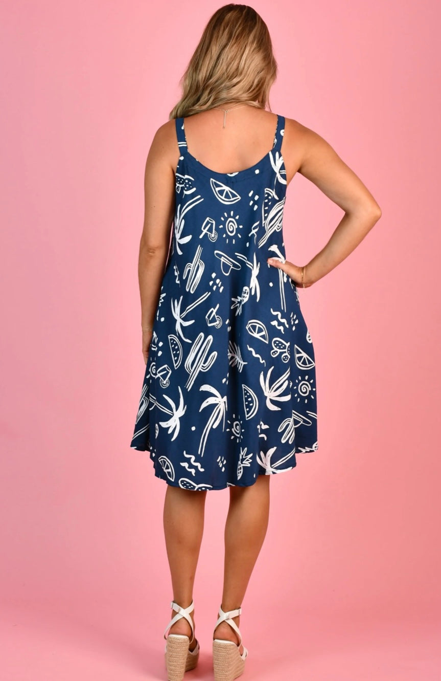 Margot Wide Strap Dress