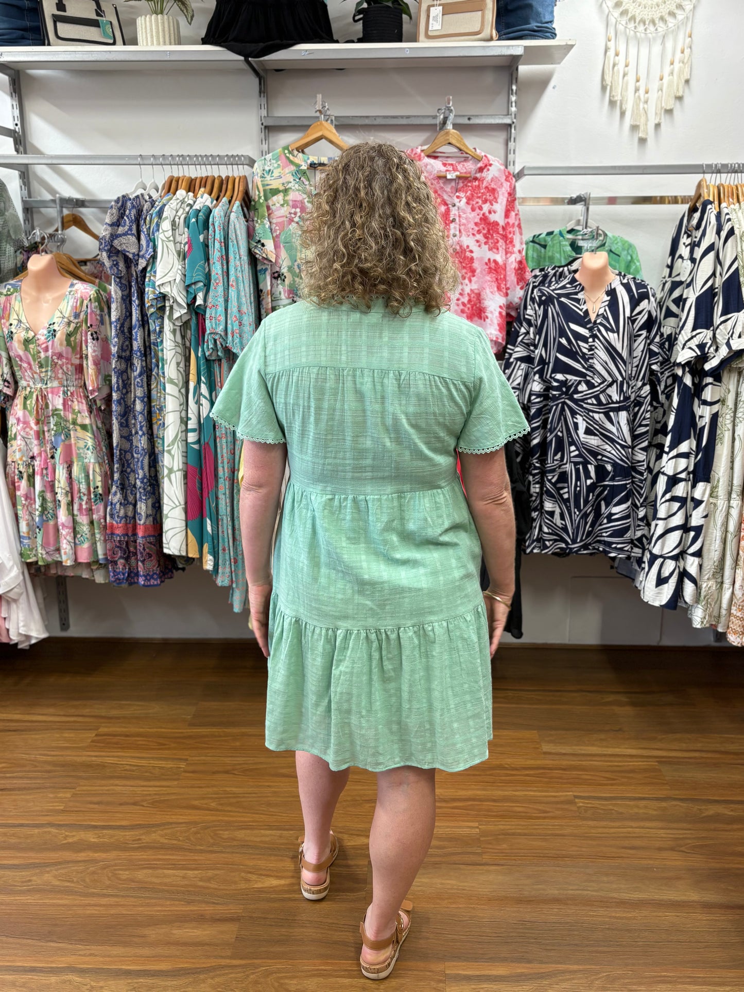 Mint Green Dress