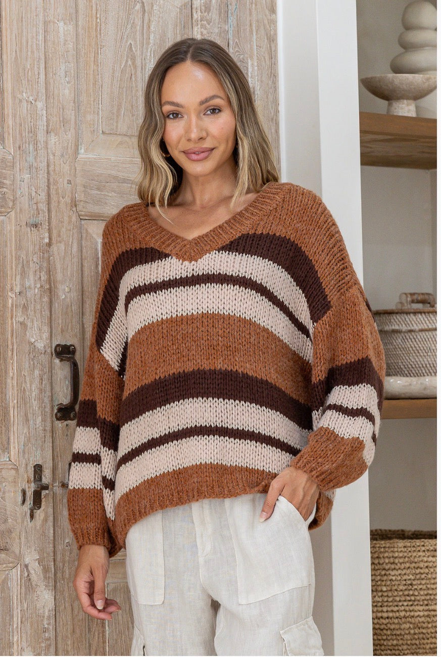 V Knit Top