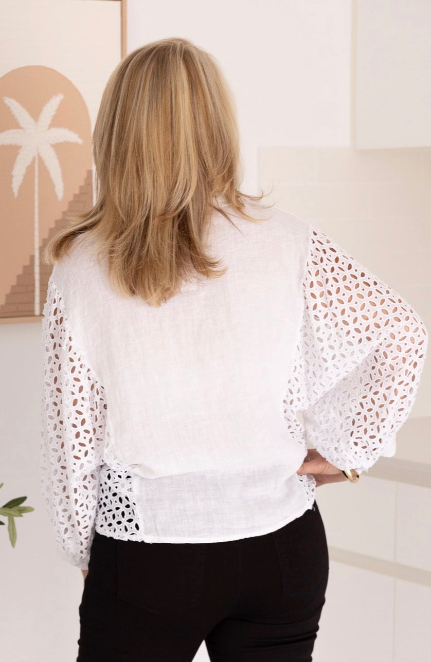 Grace Linen Top