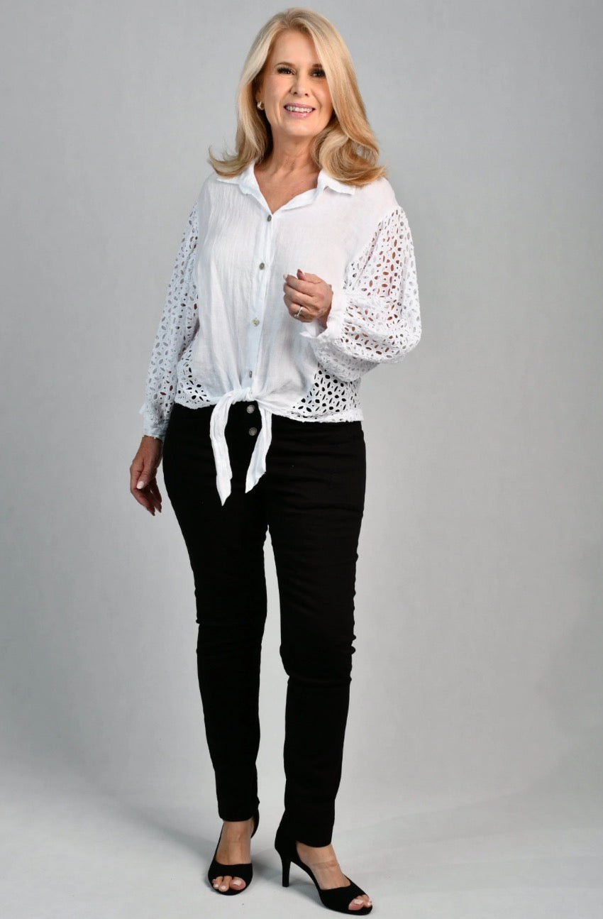 Grace Linen Top
