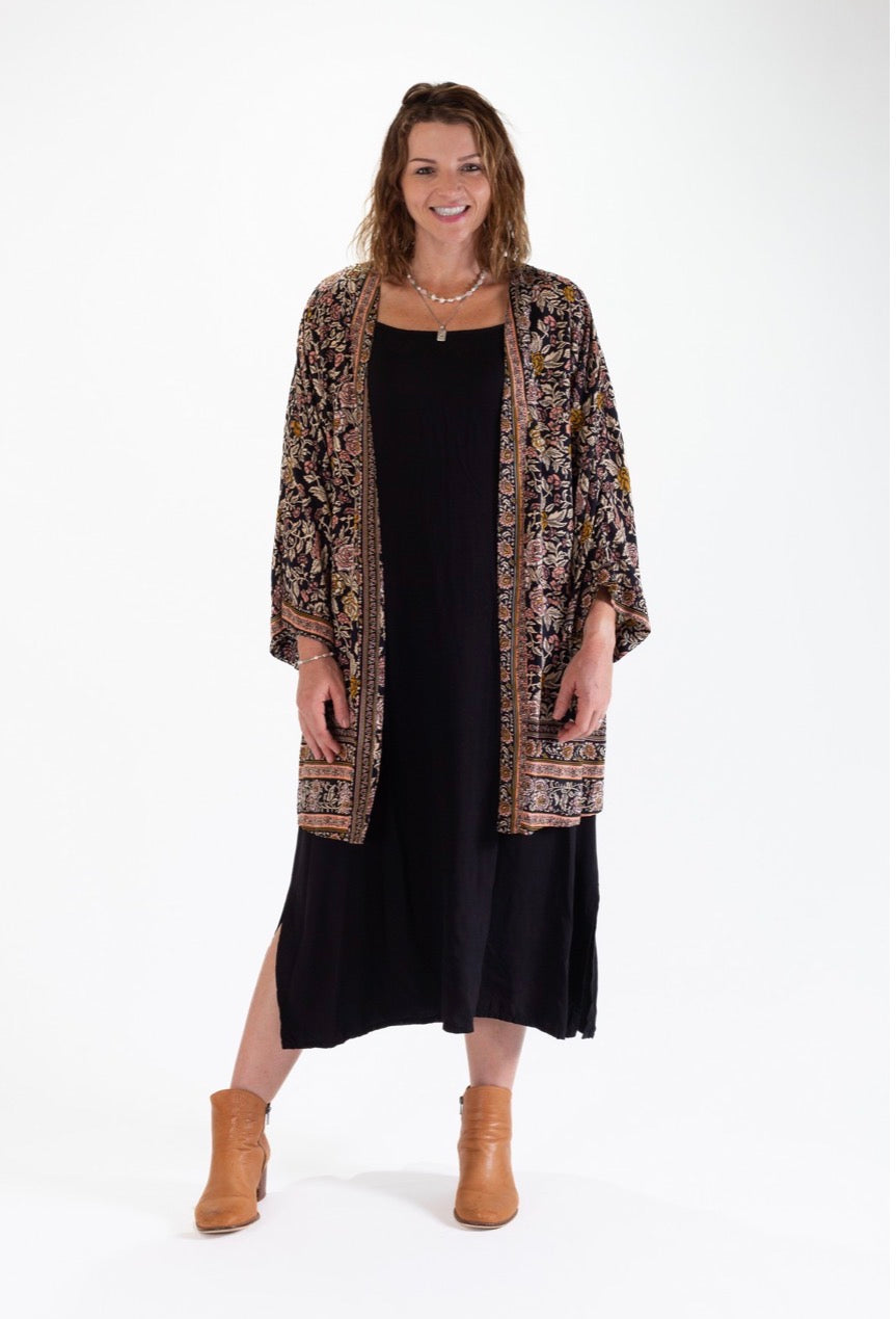Desert Rose Short Kimono