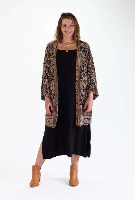 Desert Rose Short Kimono