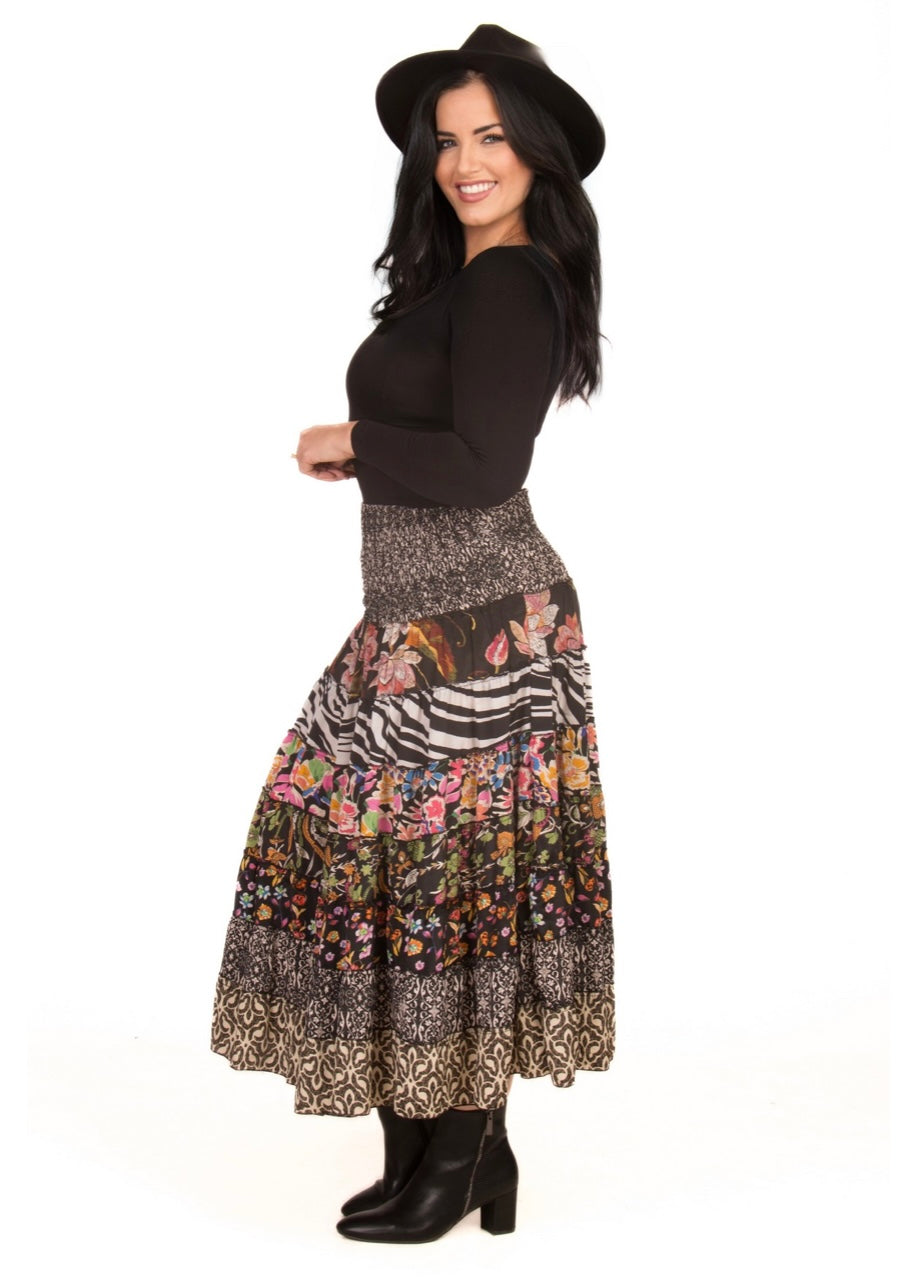 Layered Combination Skirt