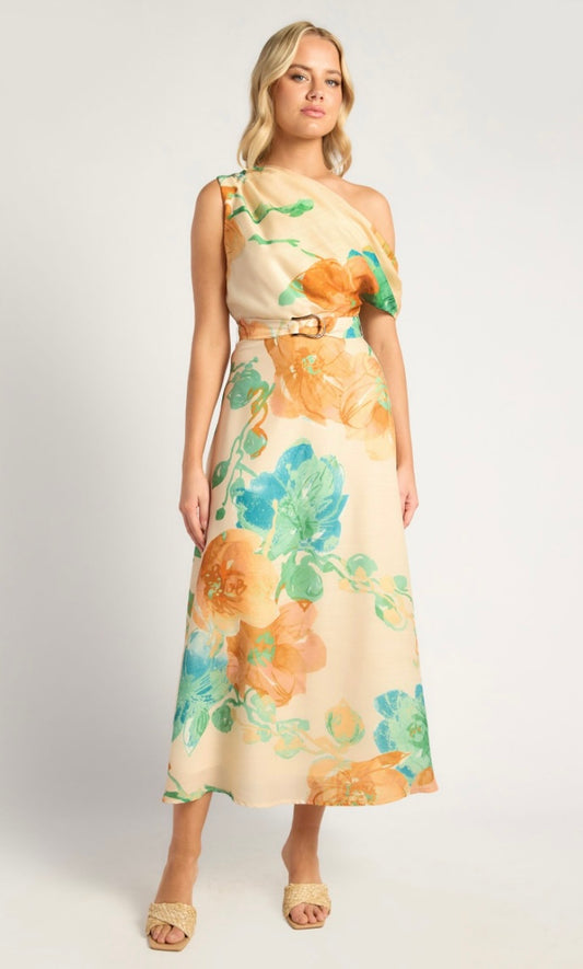Pansy Off-Shoulder Dress