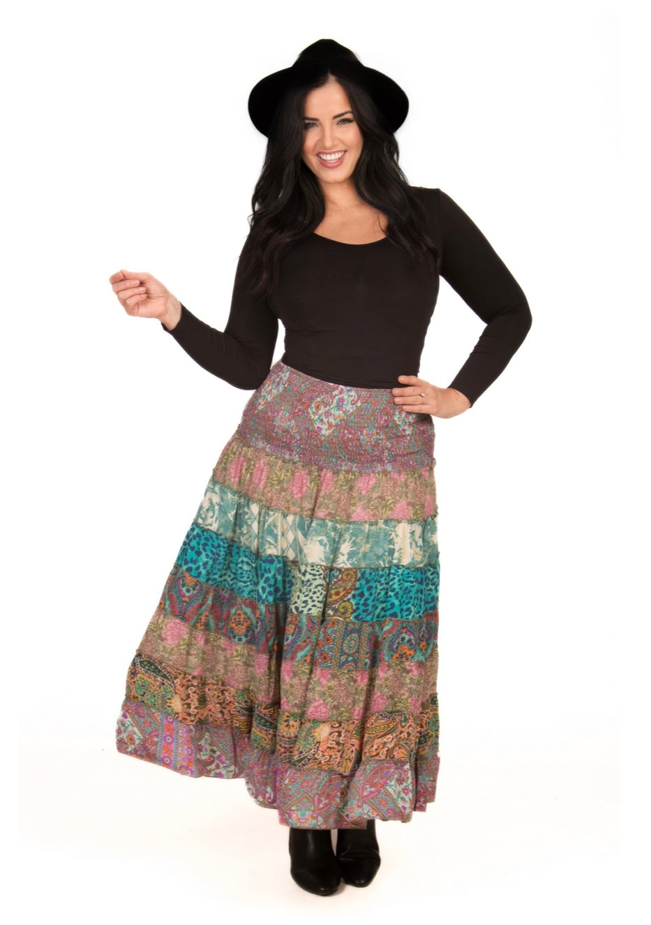 Layered Combination Skirt