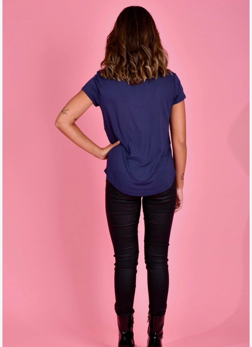 Bamboo V-neck Tops