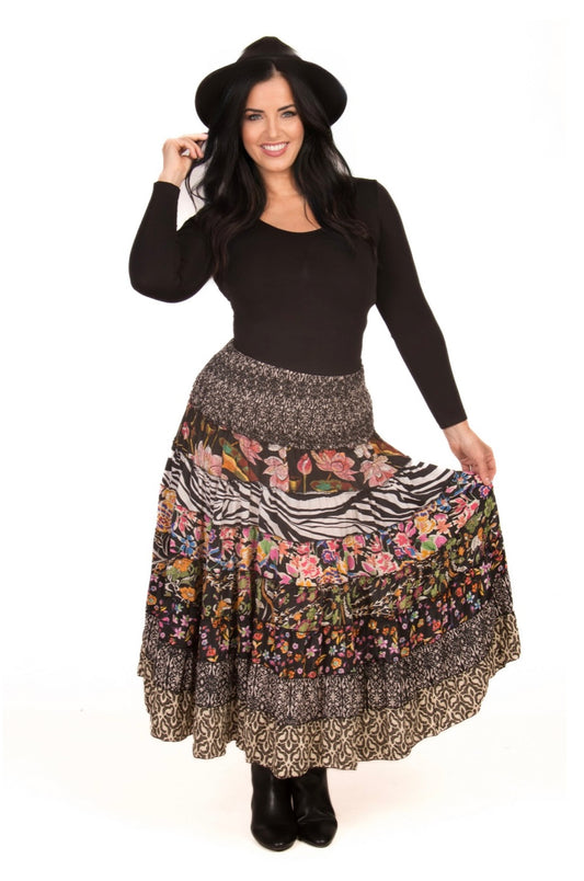 Layered Combination Skirt