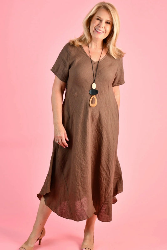 Lelia Linen Dress