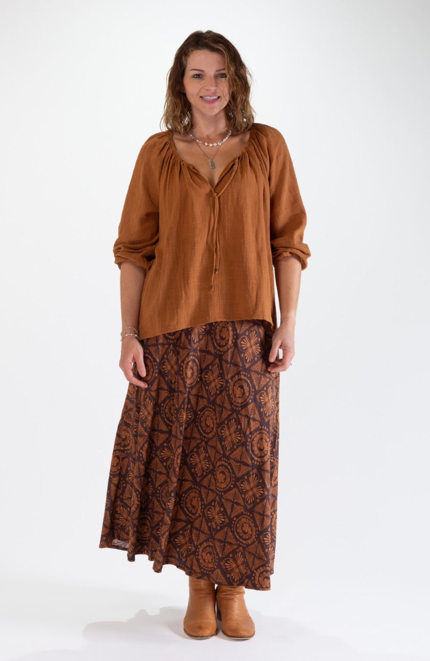 Rose Cotton Long Sleeve