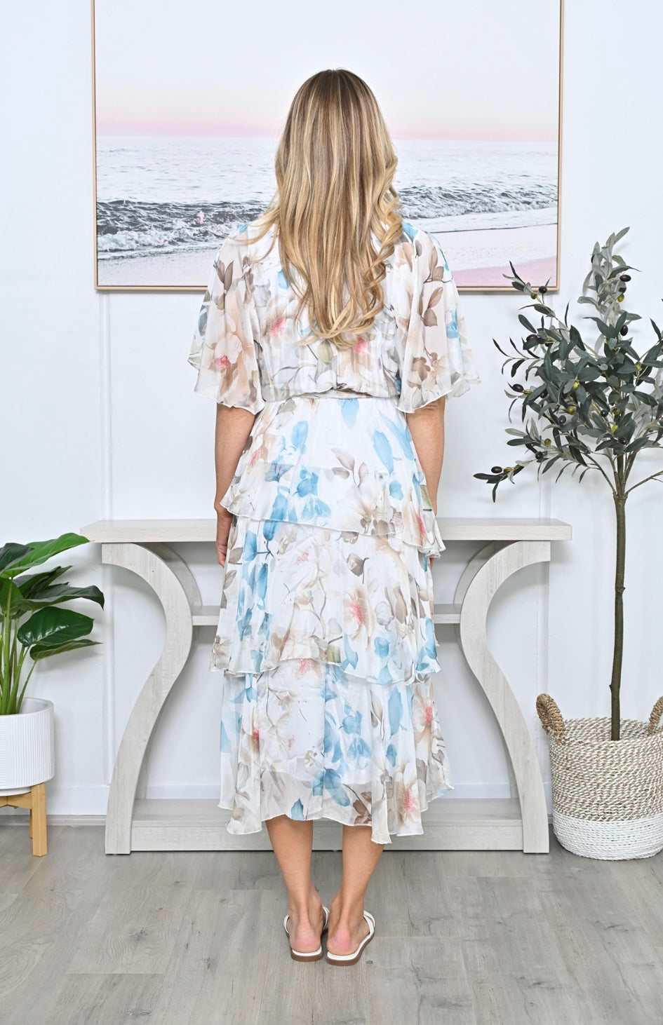 Luna Layered Silk Dress