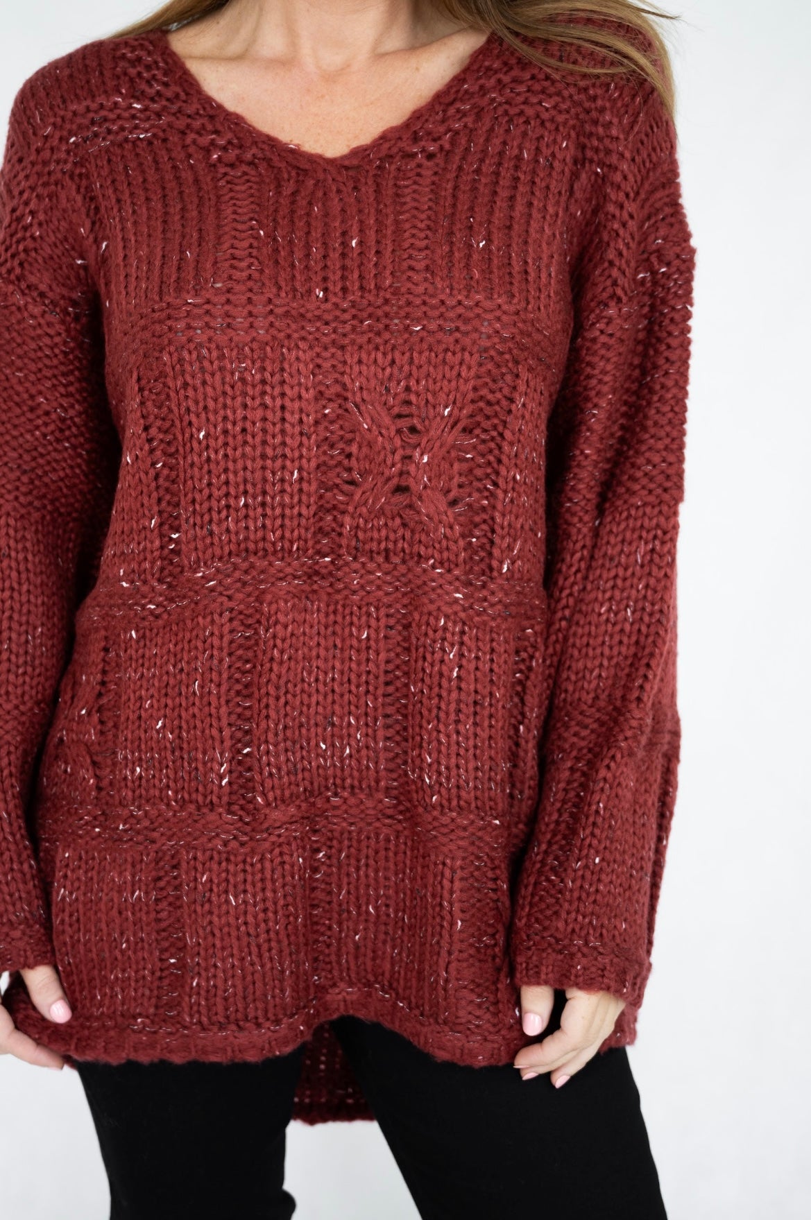 Wool Cable Knit Jumper