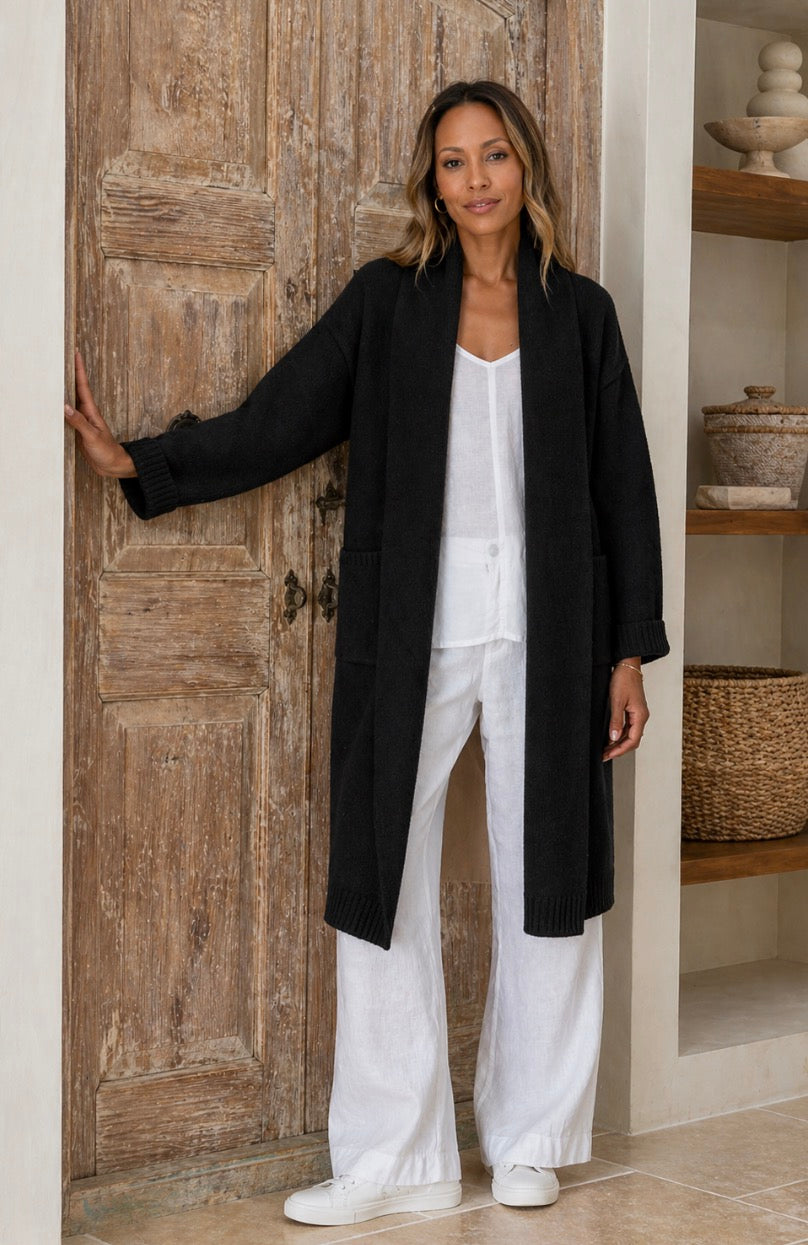 Long Knit Cardigan