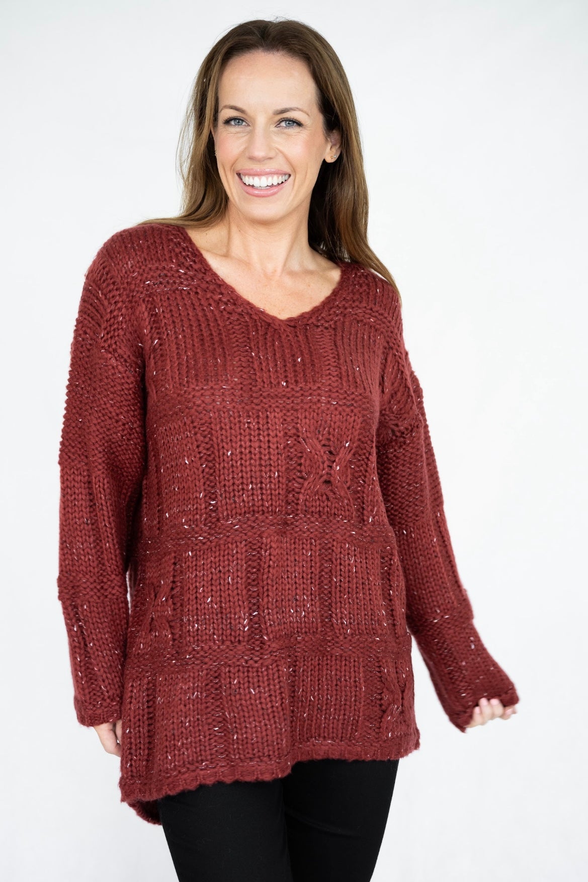 Wool Cable Knit Jumper