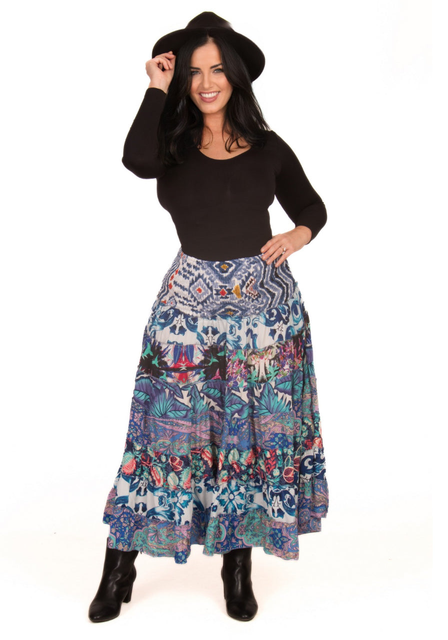 Layered Combination Skirt