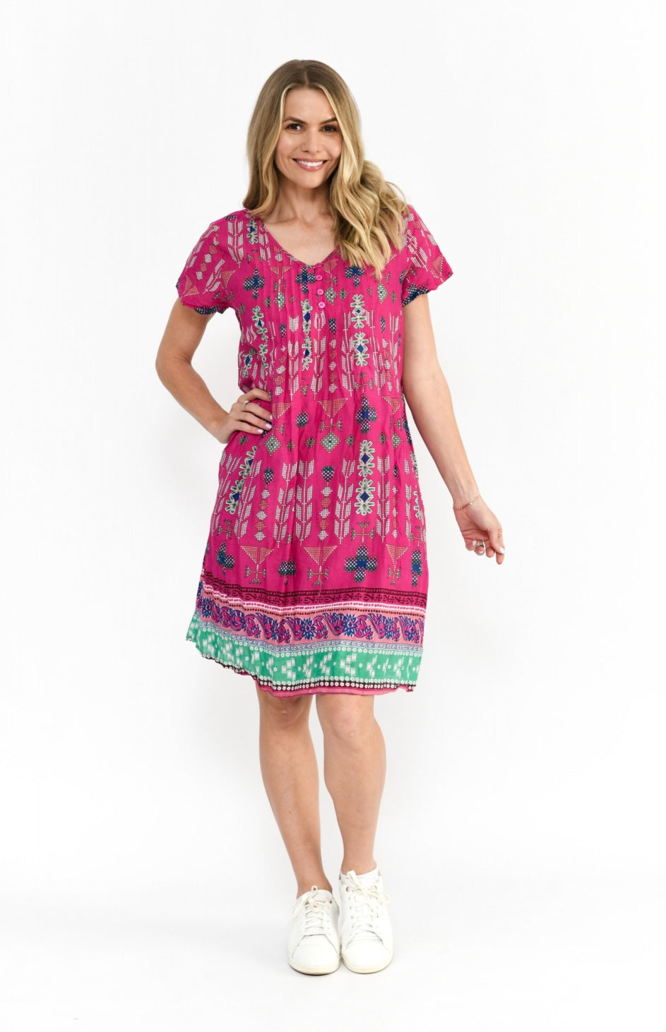Nicola Dress Cap Sleeve