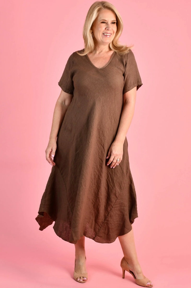 Lelia Linen Dress