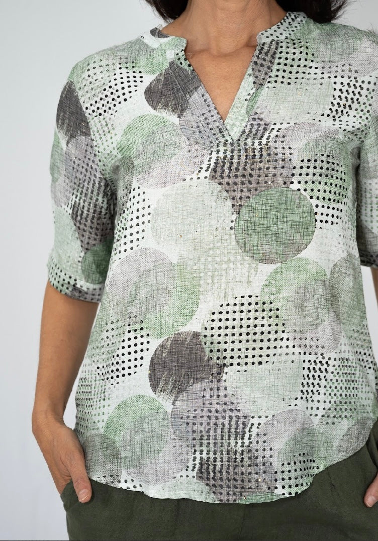 Glitter Circular Blouse