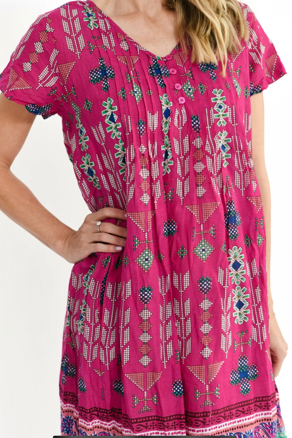 Nicola Dress Cap Sleeve