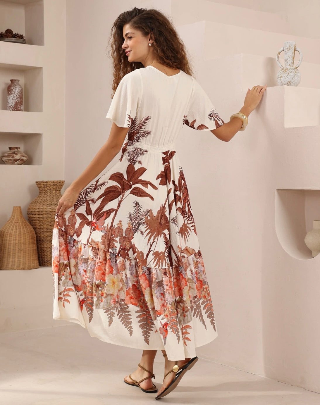 Frangipani Maxi Dress