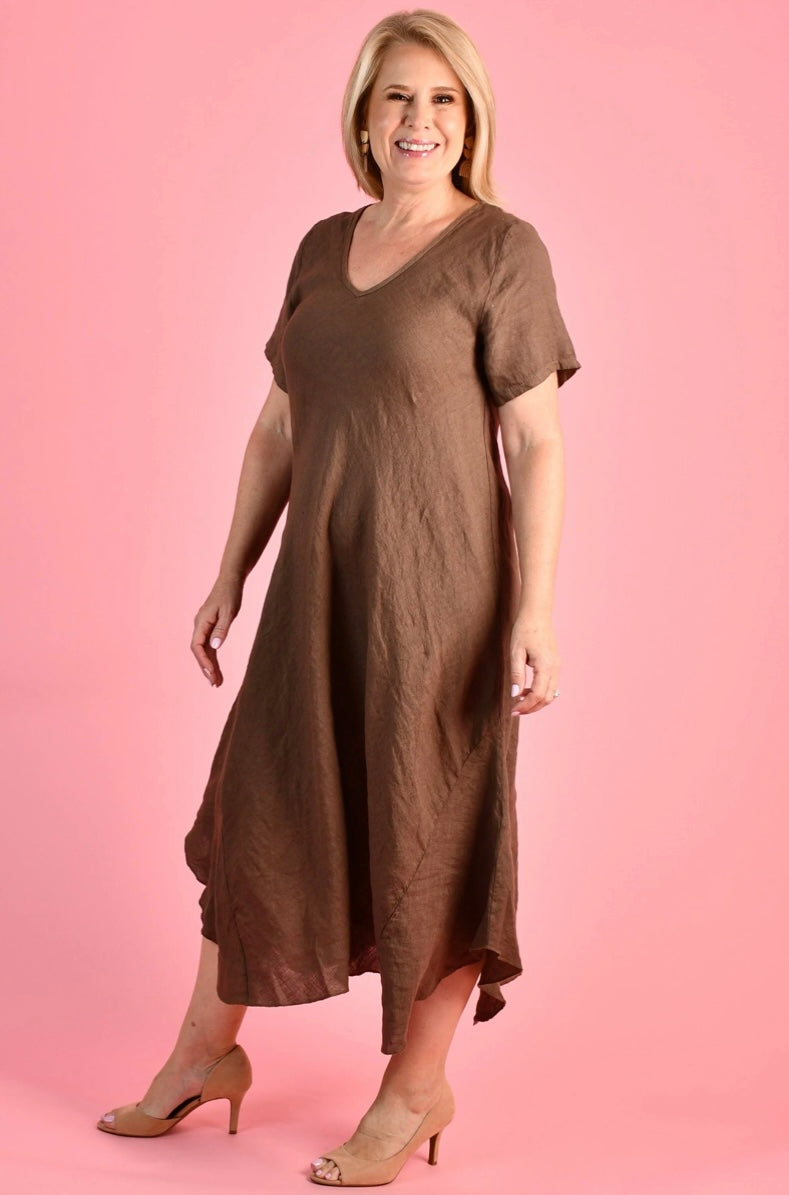 Lelia Linen Dress