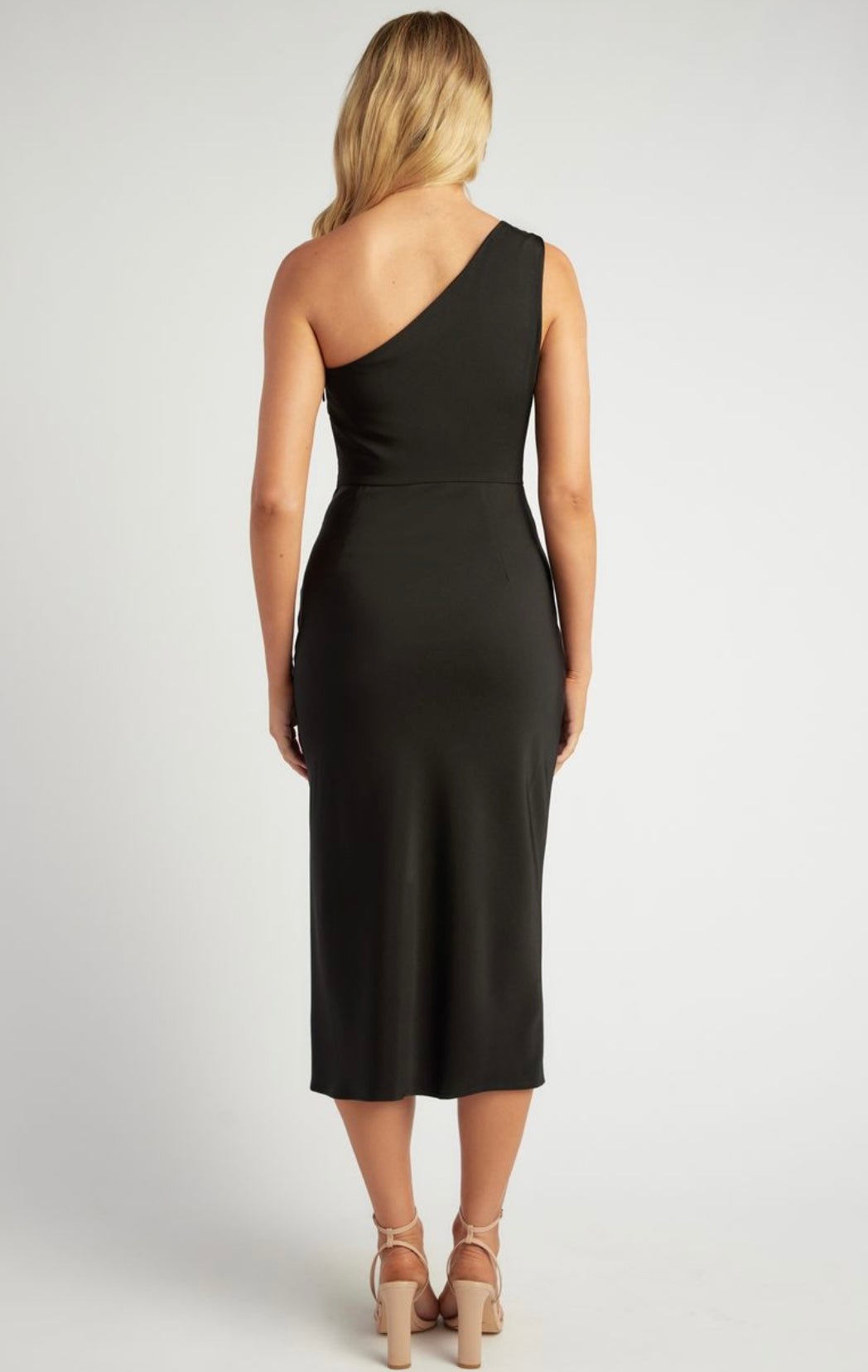 Off shoulder Satin Dress