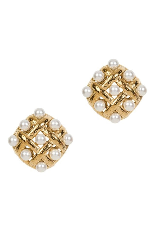 Alegria Vintage Earring - Pearl Cluster