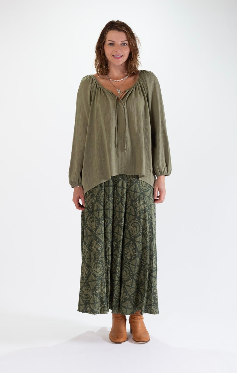 Rose Cotton Long Sleeve