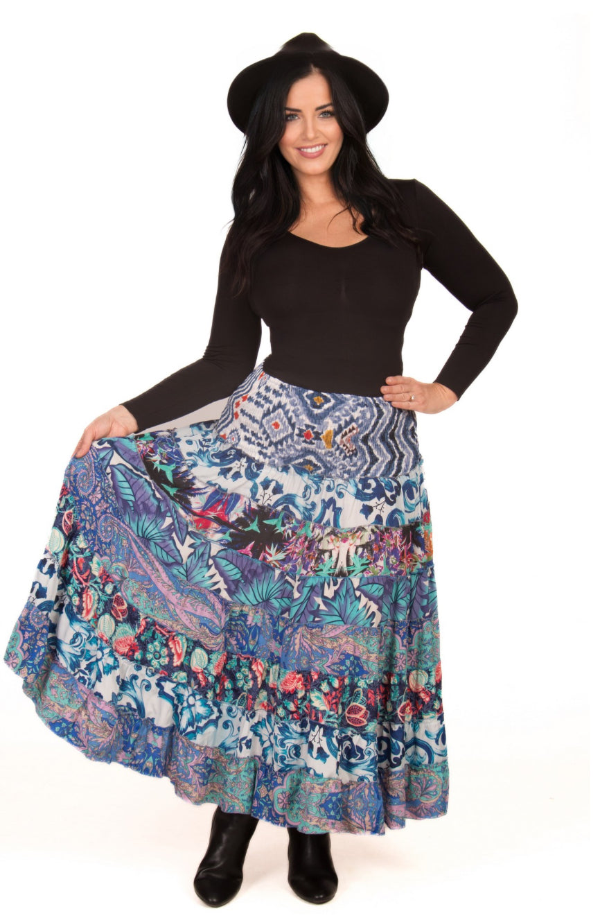 Layered Combination Skirt