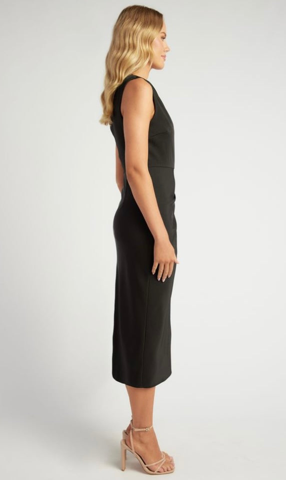 Off shoulder Satin Dress