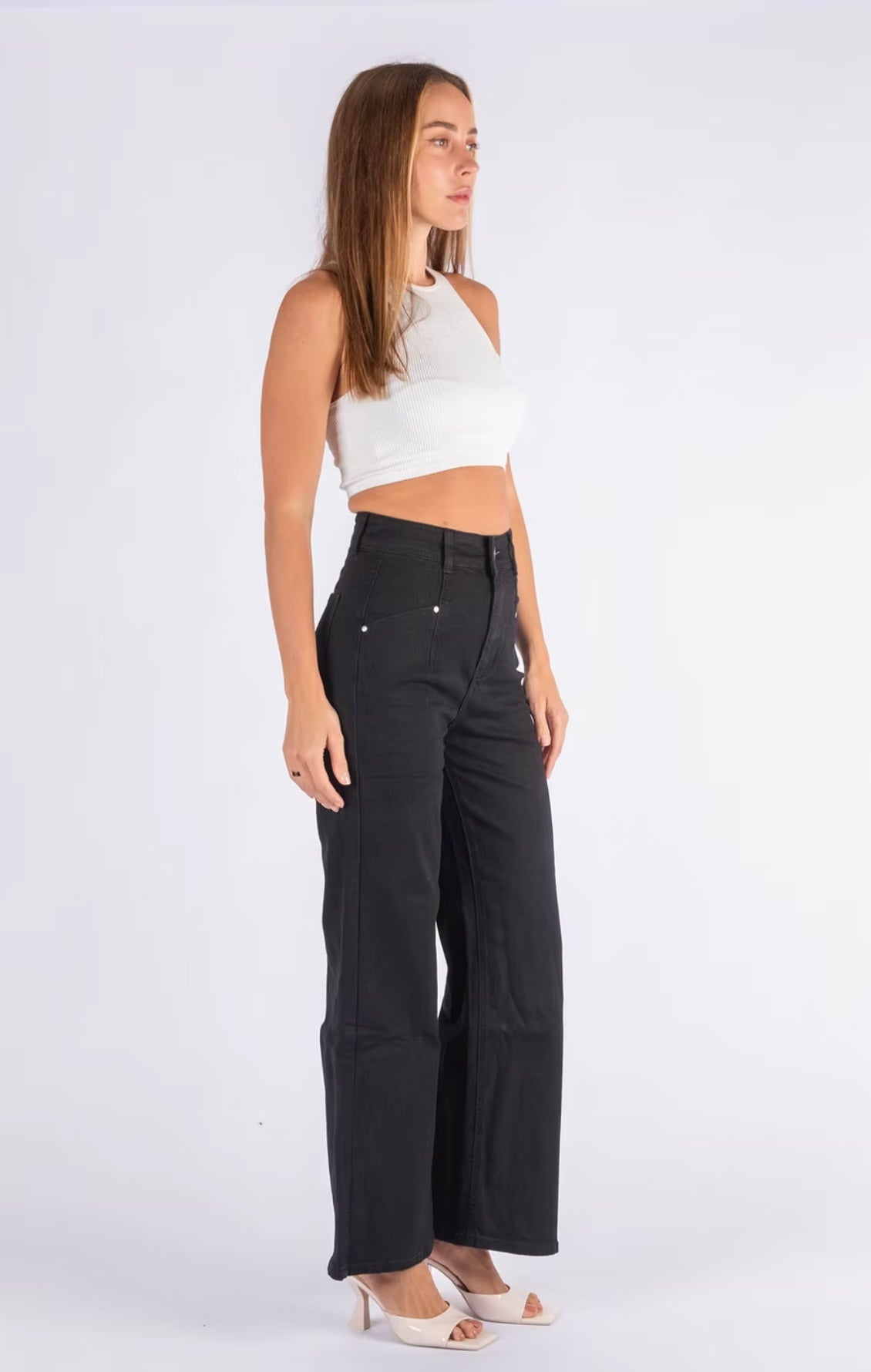 Stacey Wide Jean ￼