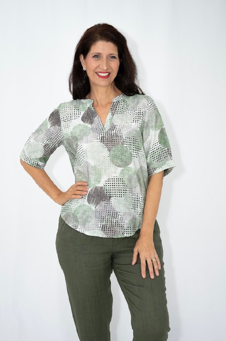 Glitter Circular Blouse