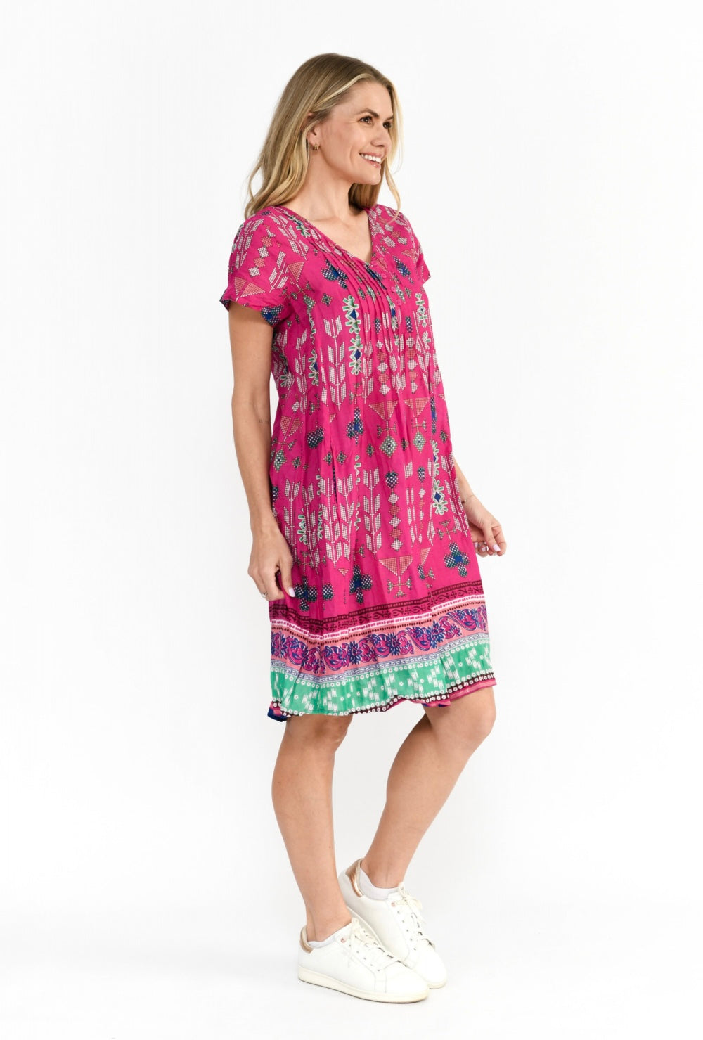 Nicola Dress Cap Sleeve