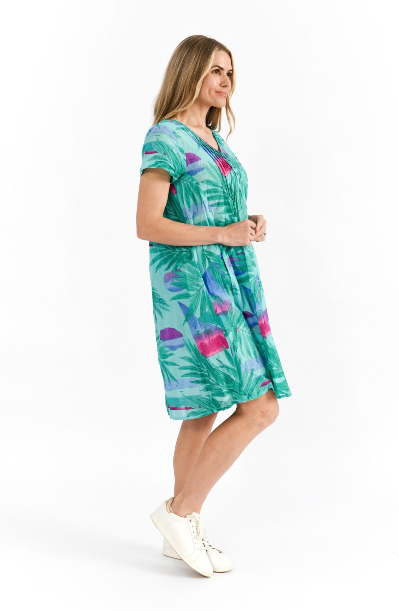 Nicola Dress Cap Sleeve