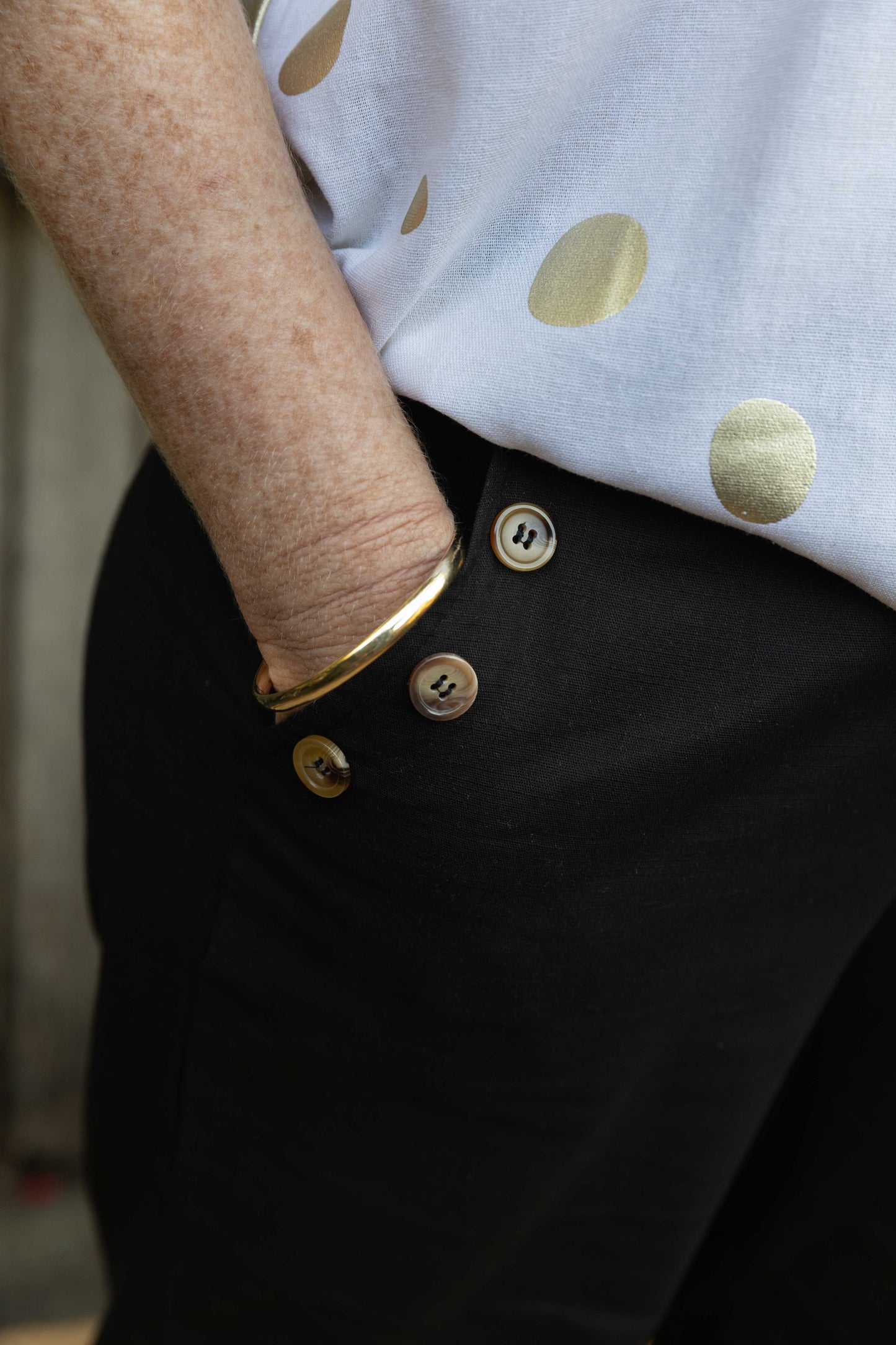 3 Button Pants