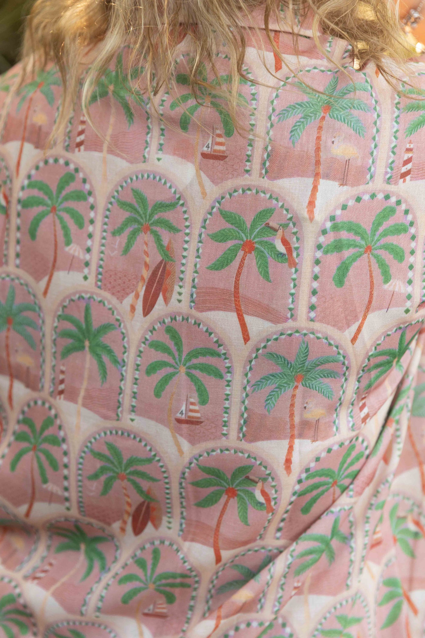 Palm Tree Short Set