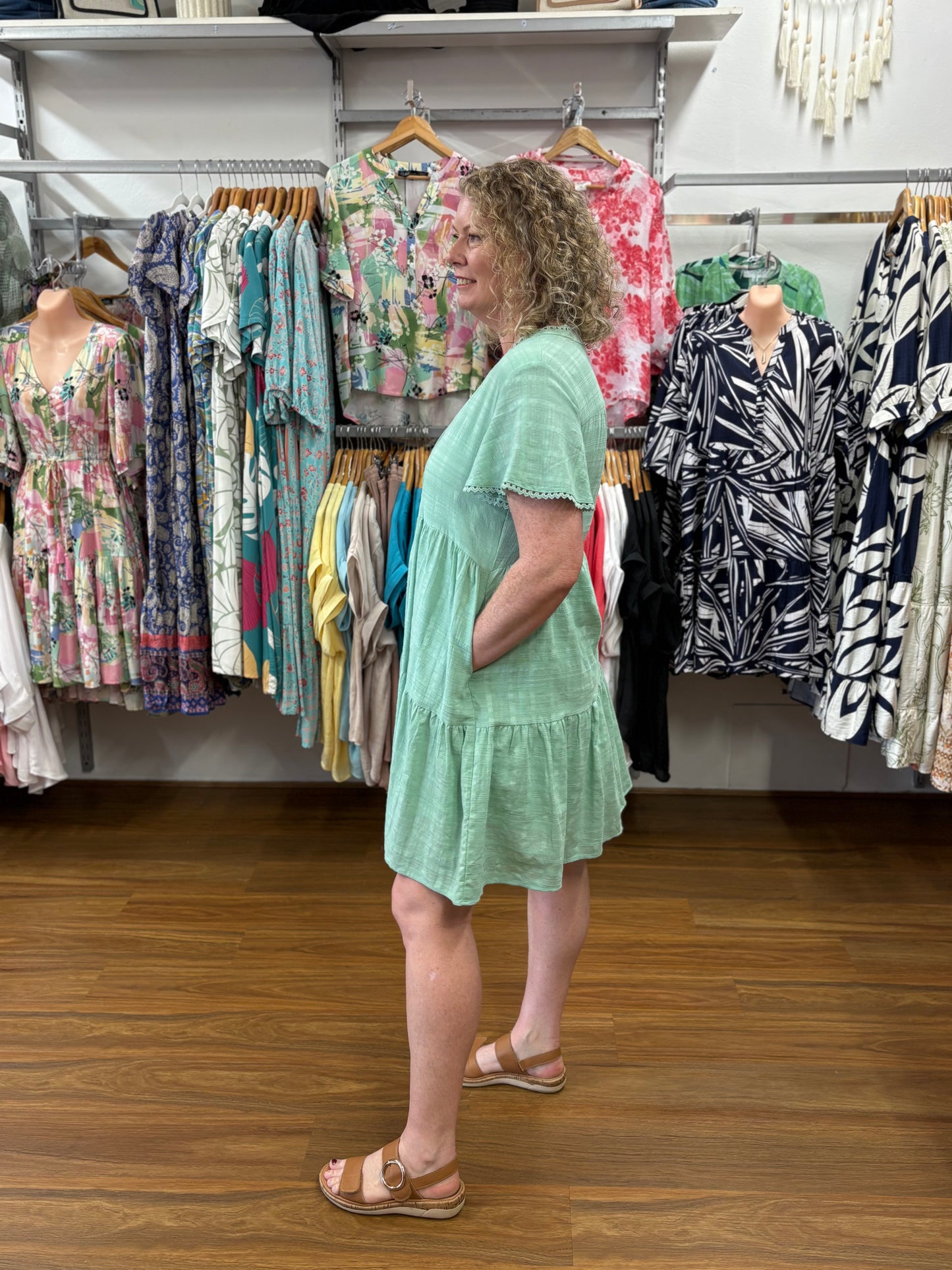 Mint Green Dress