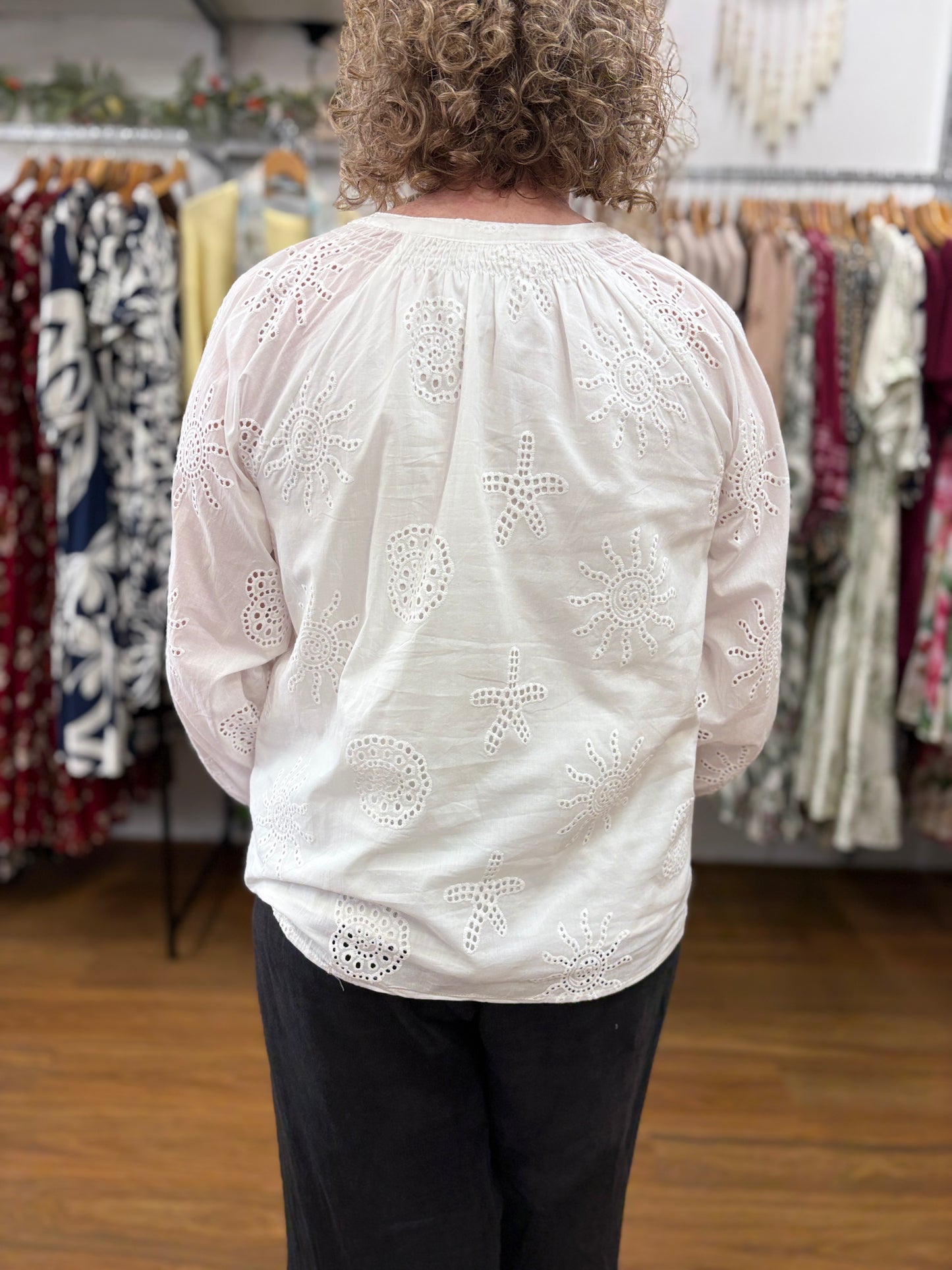 Cotton Lace Blouse